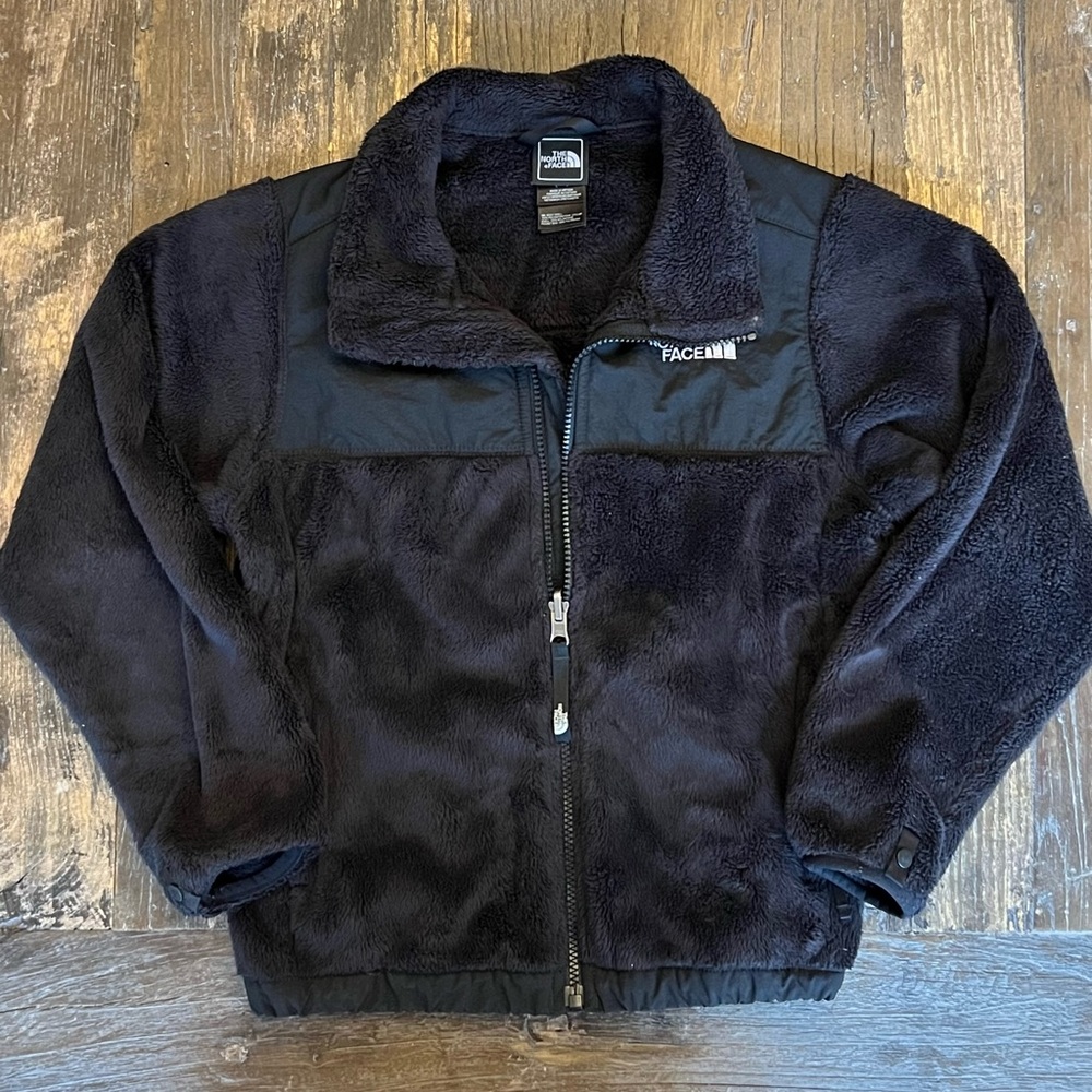 North Face GIRLS Jacket sz 7/8 black
